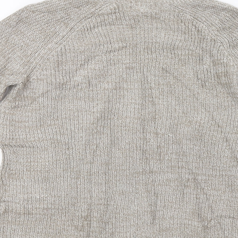 H&M Womens Beige Pullover Jumper Size S