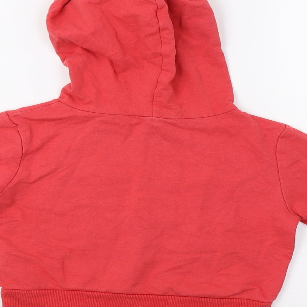 Select Girls Red Pullover Hoodie Size 9 Years - L.A.