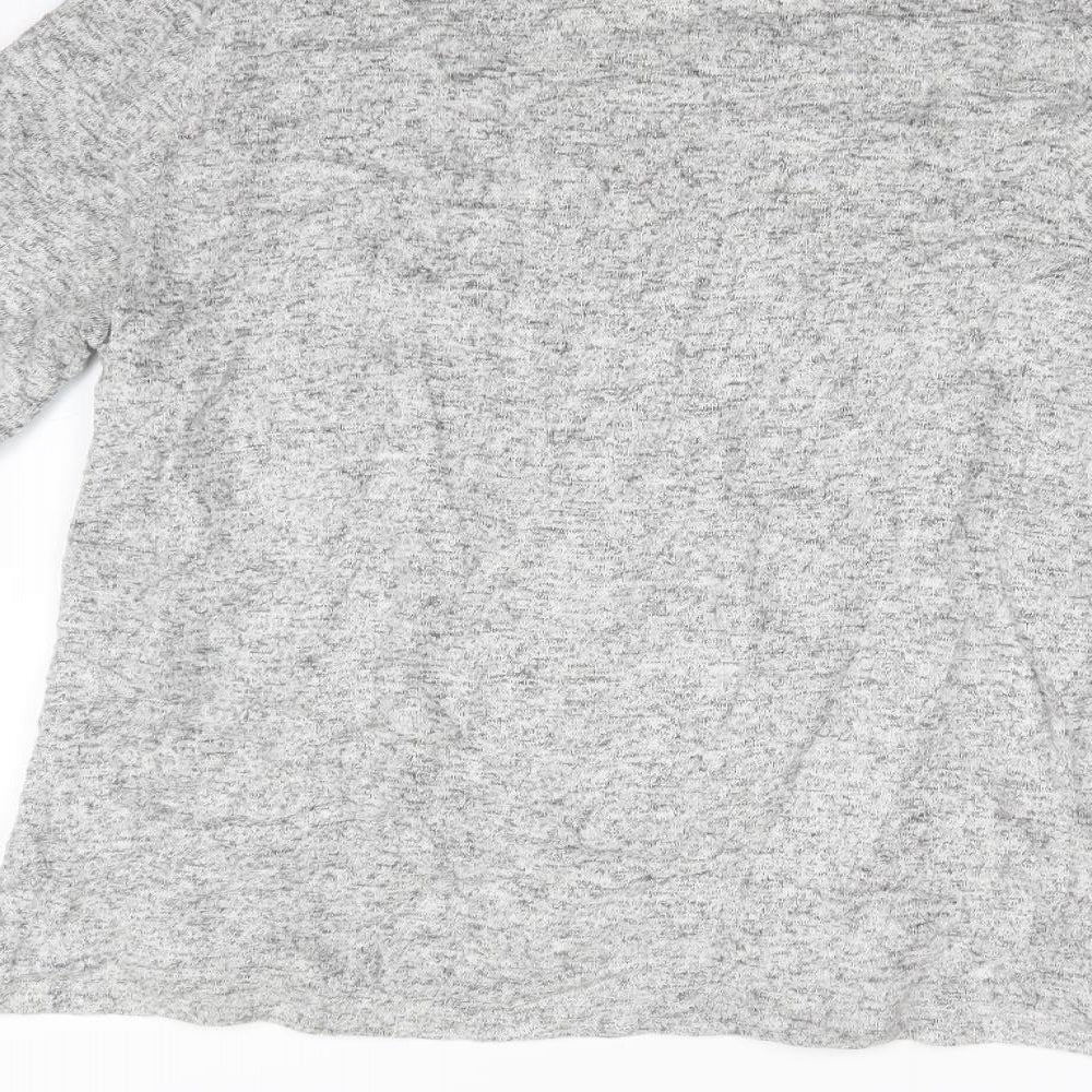 H&M Womens Grey Basic T-Shirt Size M