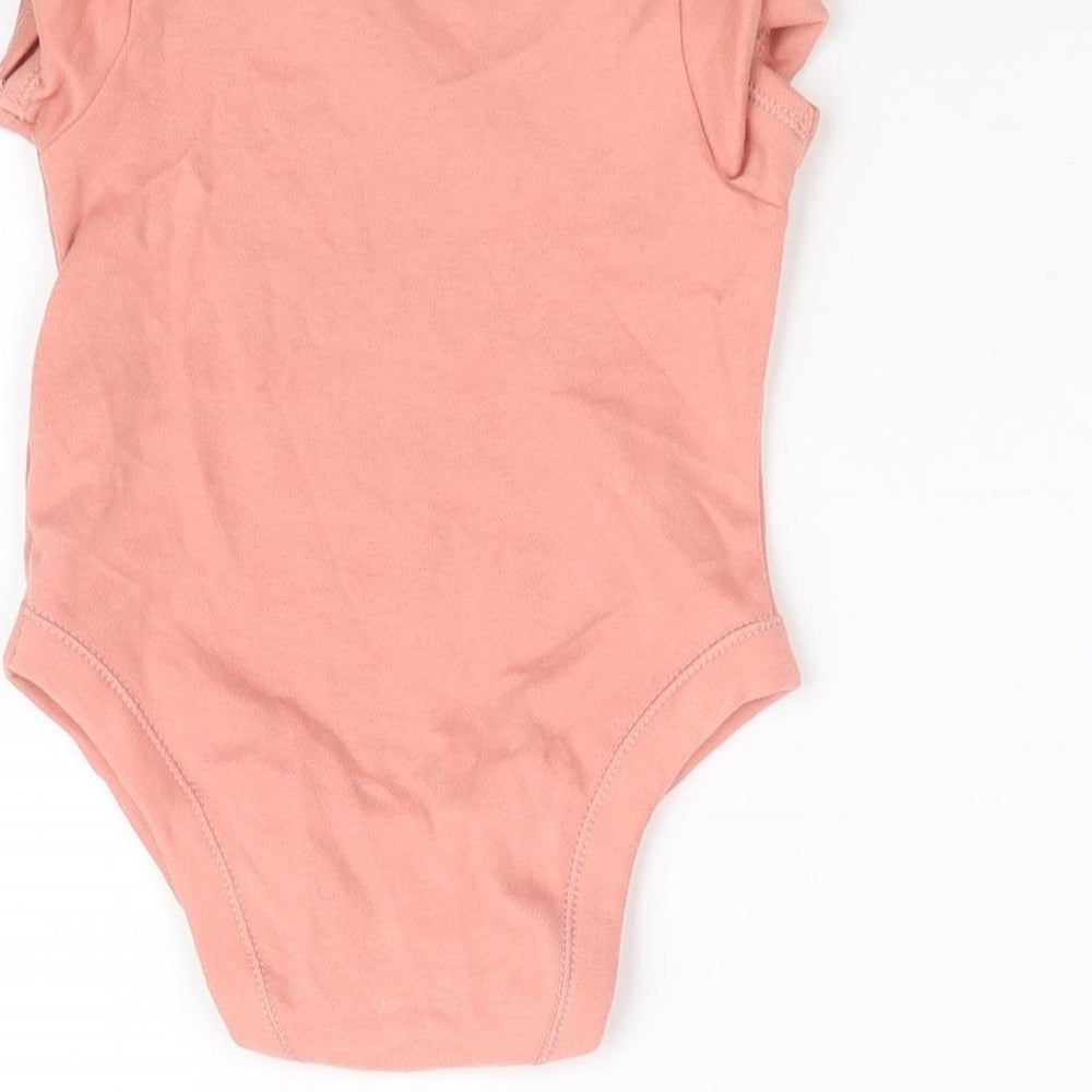 George Girls Pink Babygrow One-Piece Size 3-6 Months