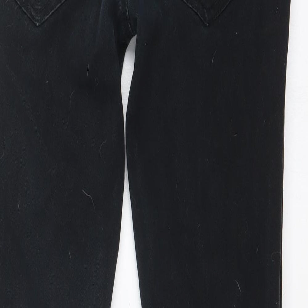 DENIM CO Womens Black Skinny Jeans Size 28 in L32 in