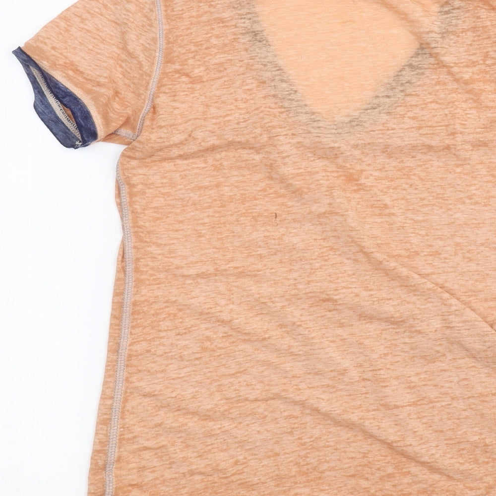 Preworn Womens Brown Basic T-Shirt Size M