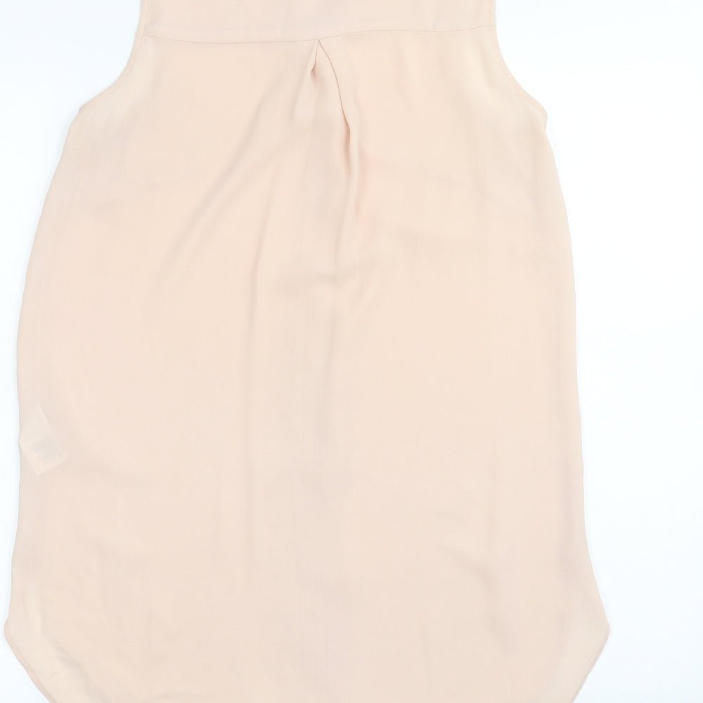 H&M Womens Pink Basic Button-Up Size 6