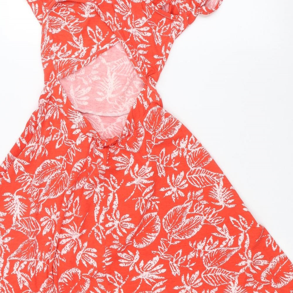 Club L Womens Red A-Line Size 8
