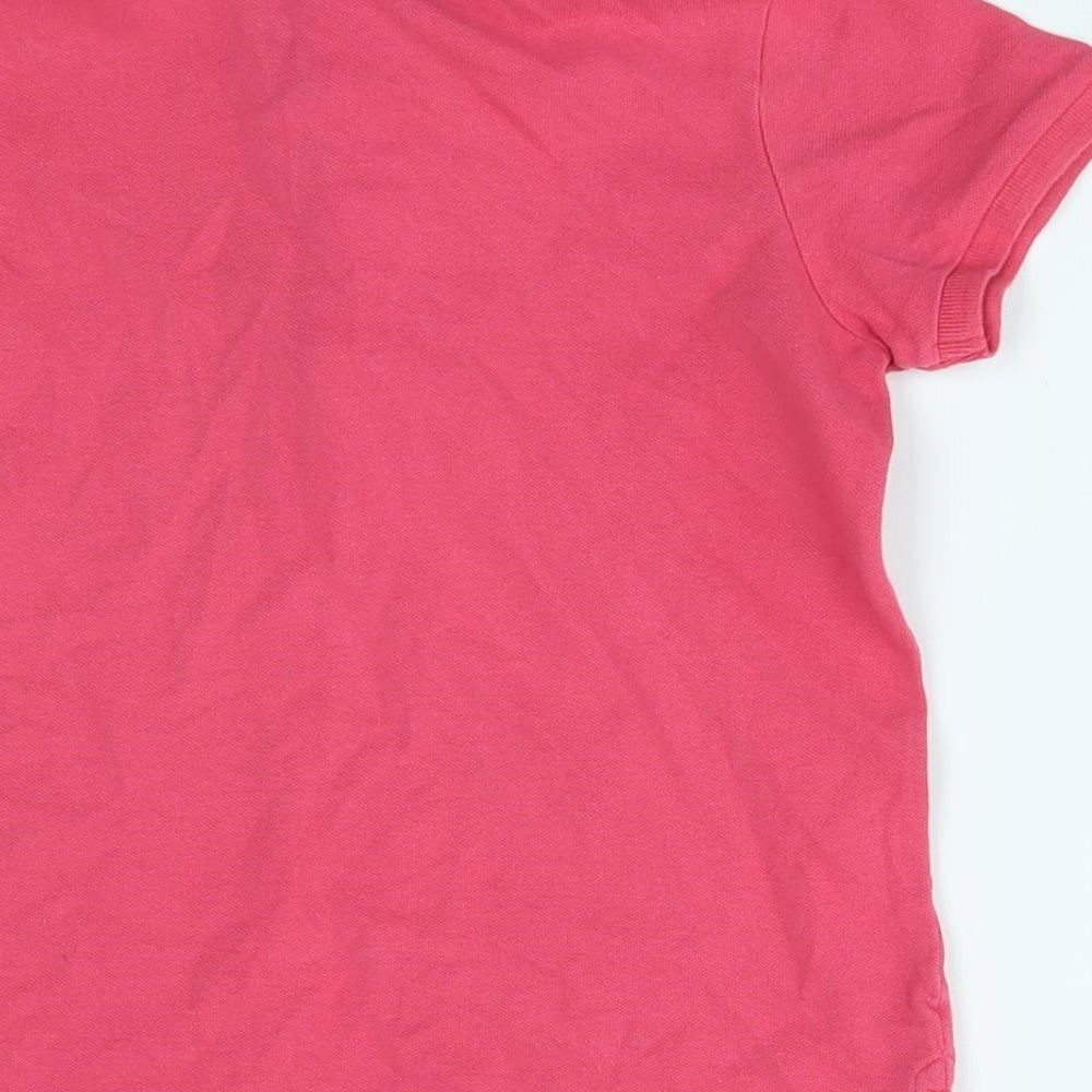 Matalan Boys Pink Basic Polo Size 7 Years