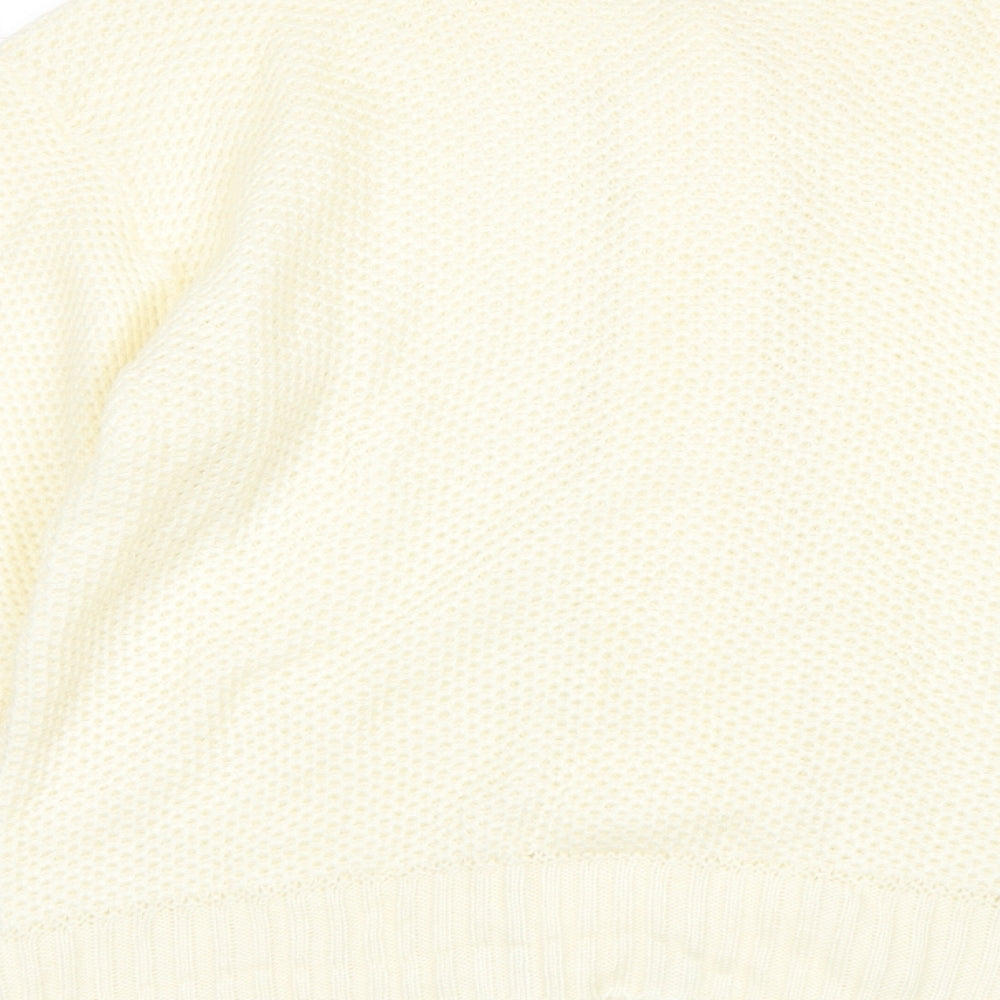 Top Style Womens Beige Cardigan Jumper Size L