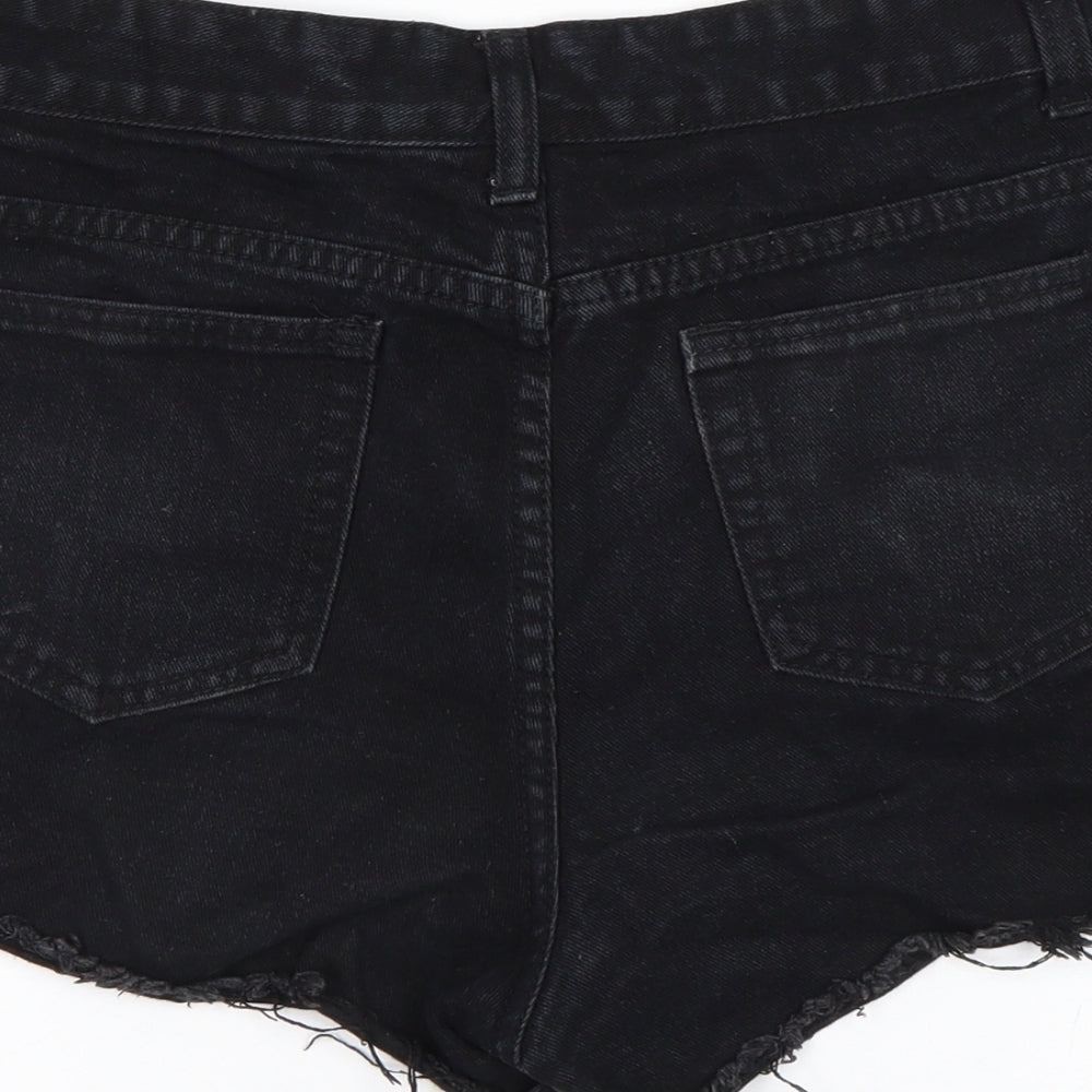 Preworn Womens Black Cut-Off Shorts Size M