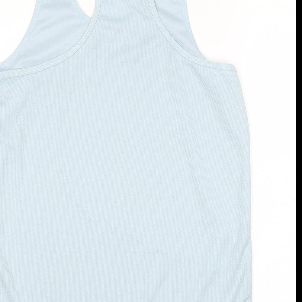 Progress Mens Blue Basic T-Shirt Size M