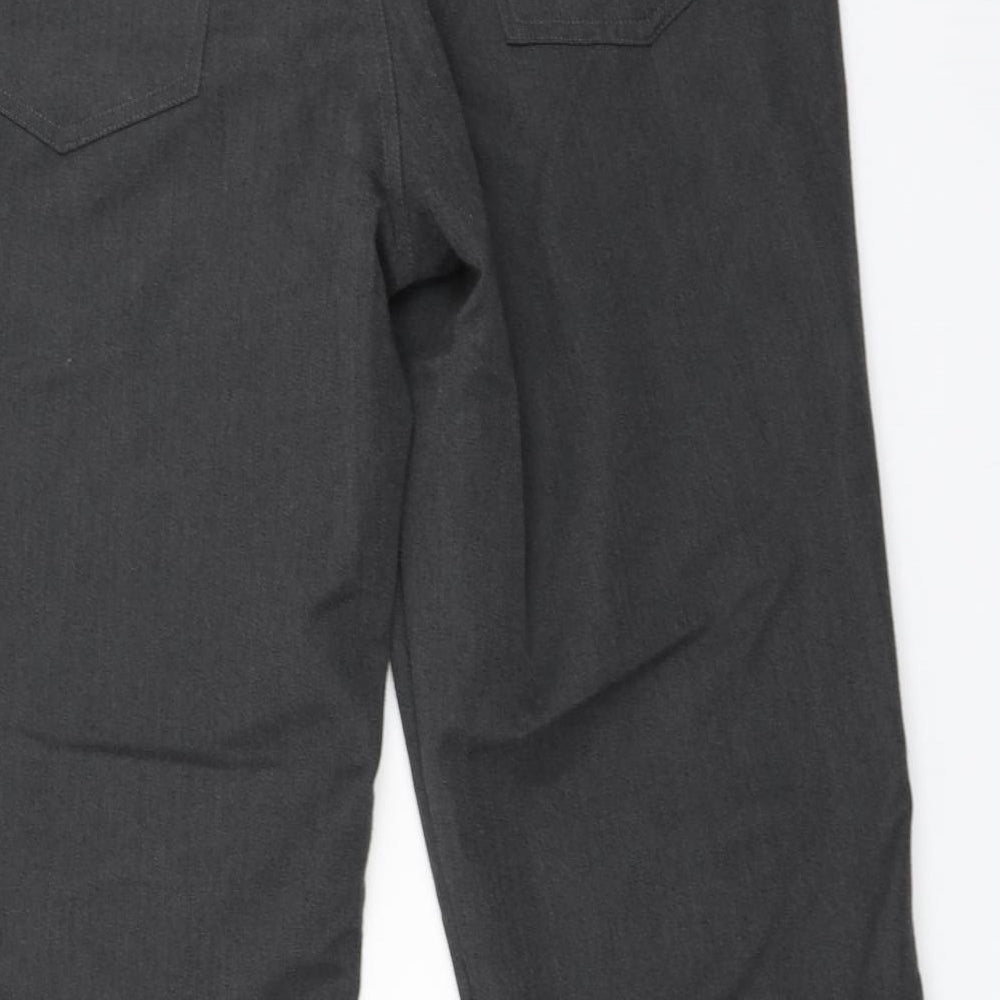 Burton Mens Grey Trousers Size 36 in L27 in