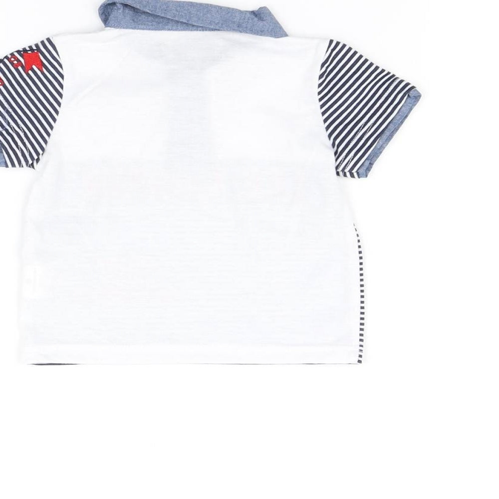 Lee Cooper Baby White Basic T-Shirt Size 12 Months
