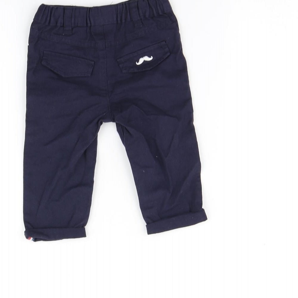 Little gent Baby Blue Trousers Size 3-6 Months