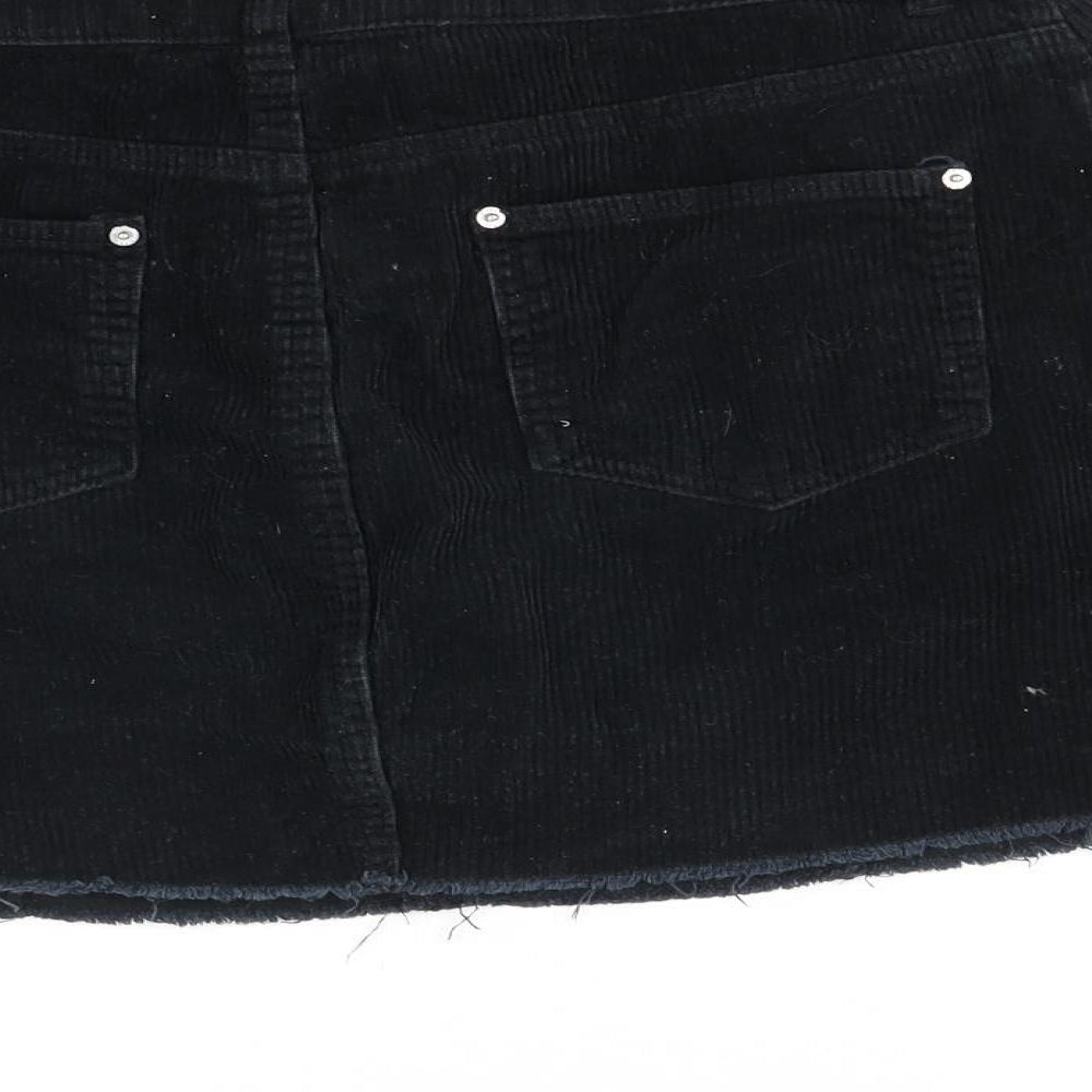 Miss Selfridge Womens Black A-Line Skirt Size 10