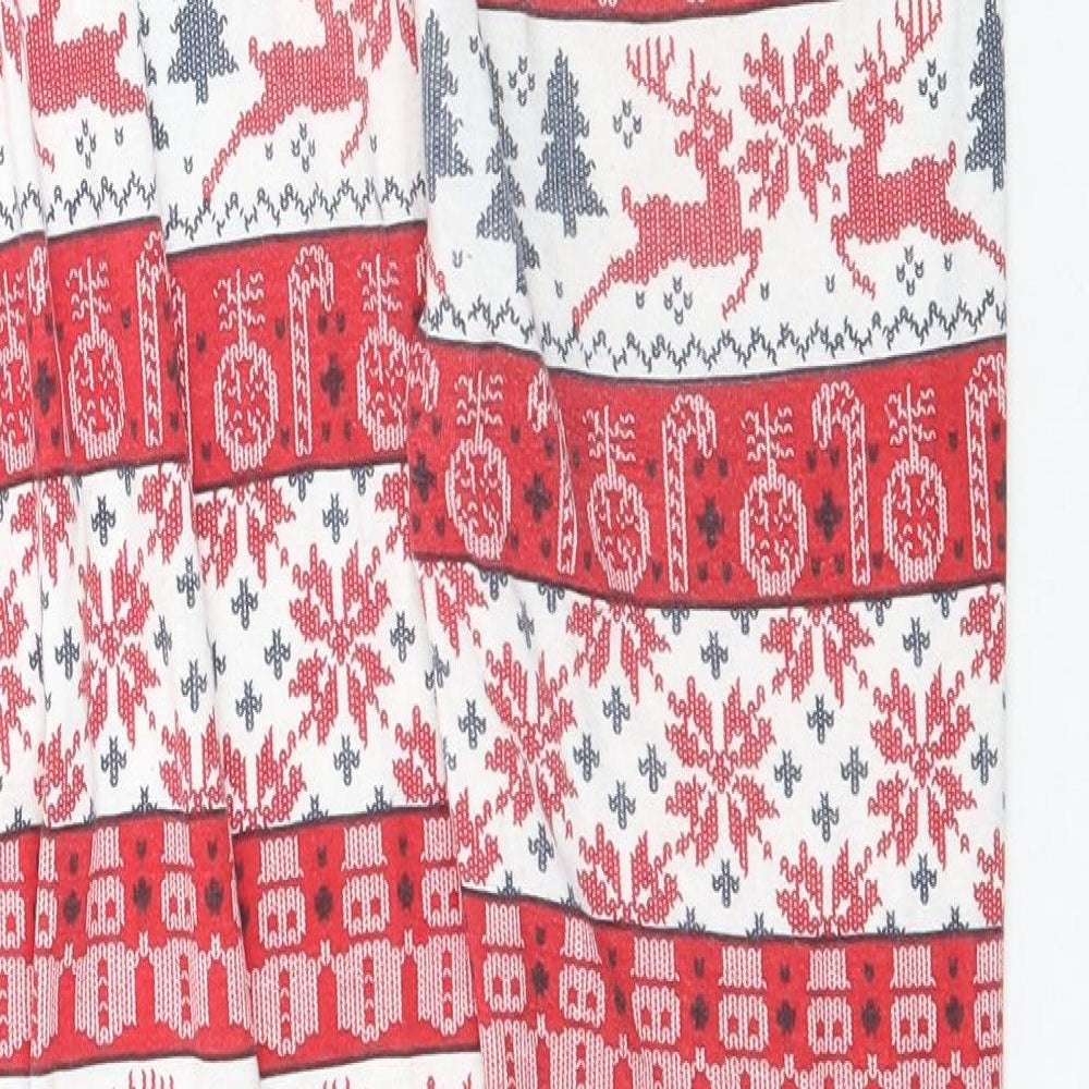 Primark Girls Red Fair Isle Pyjama Pants Size 13-14 Years