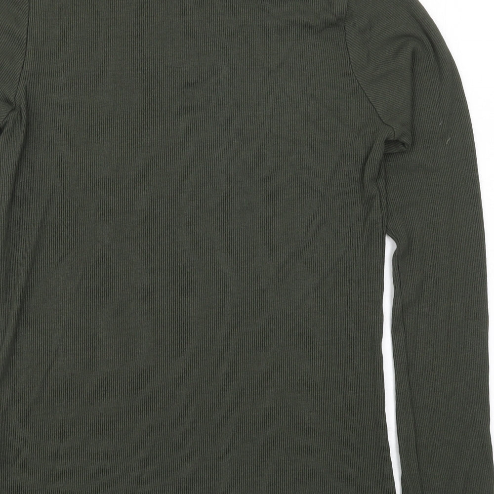Select Womens Green Basic T-Shirt Size 12