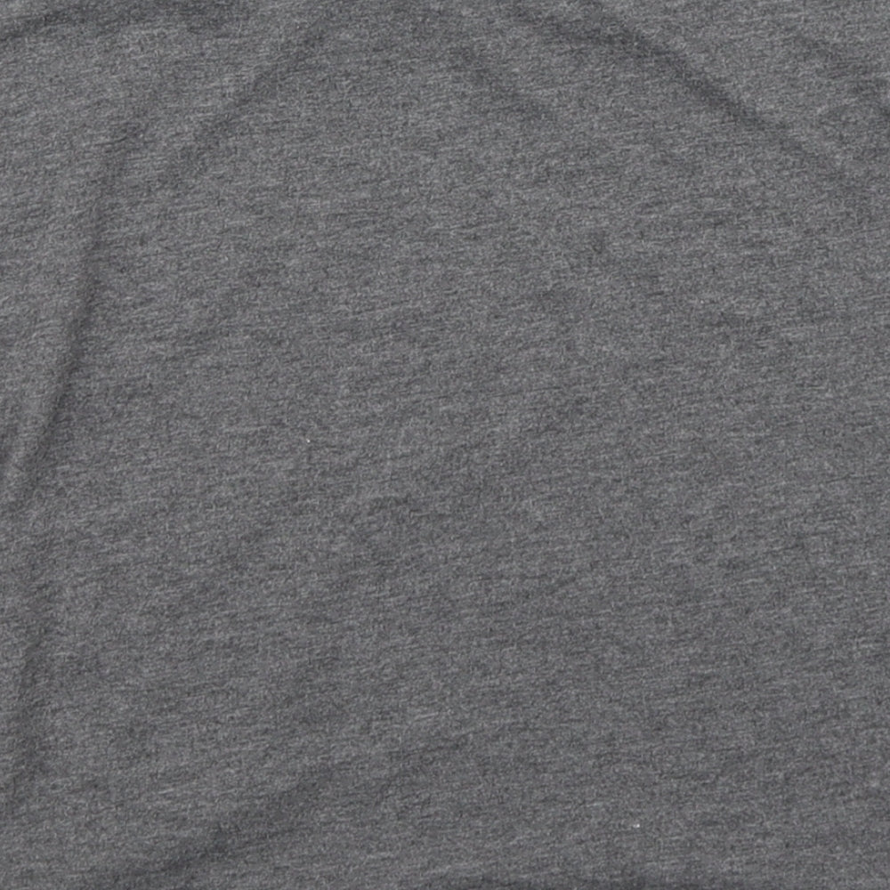 Bluezoo Girls Grey Cropped T-Shirt Size 5-6 Years