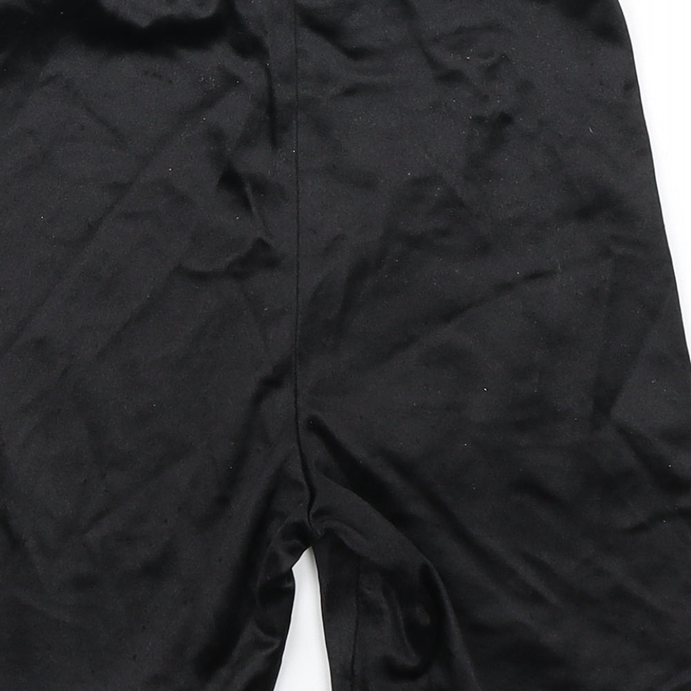 Topshop Womens Black Biker Shorts Size 6