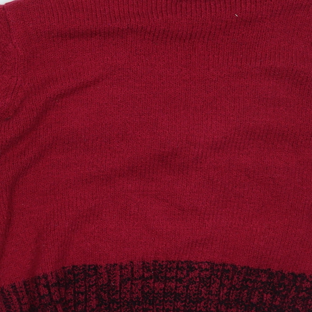 Roman Womens Pink Pullover Jumper Size M
