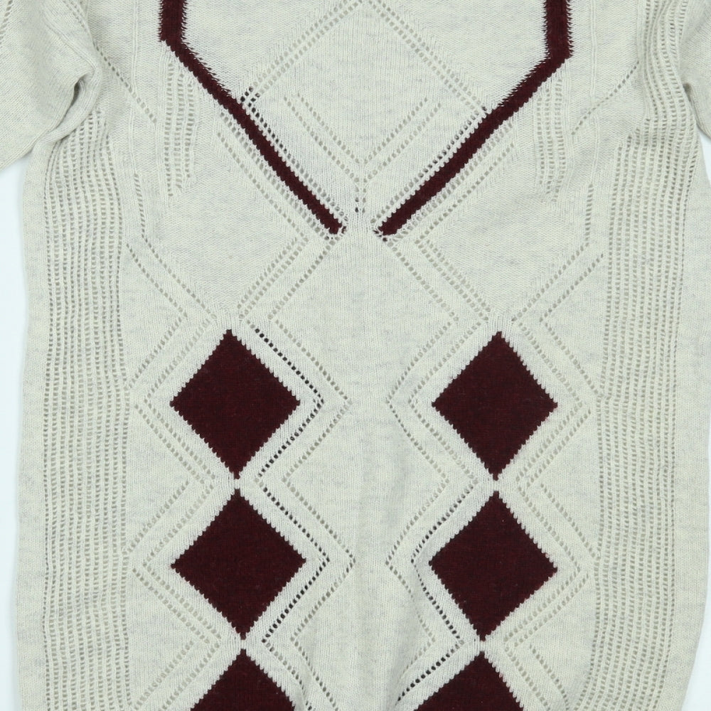 Next Womens Beige Pullover Jumper Size 12