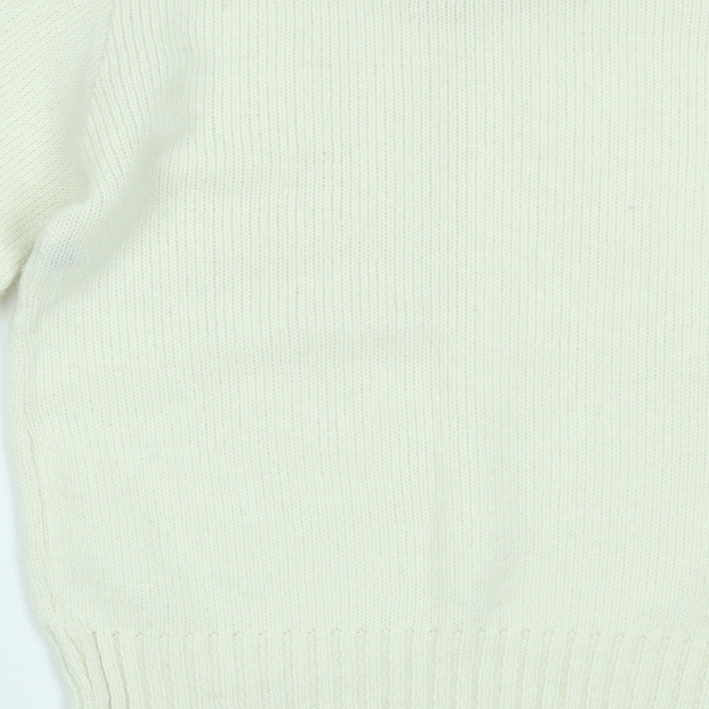 Prova Womens Ivory Pullover Jumper Size 14