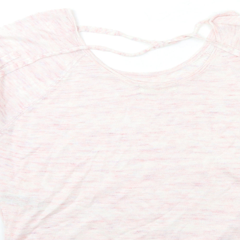 Marks & Spencer Womens Pink Knit Pullover Jumper Size 10