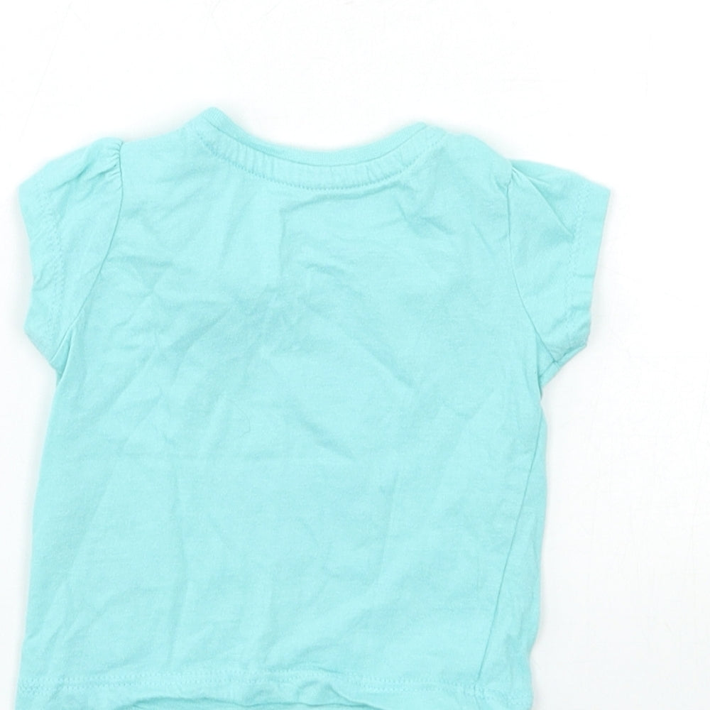 Primark Baby Blue Pullover T-Shirt Size 0-3 Months