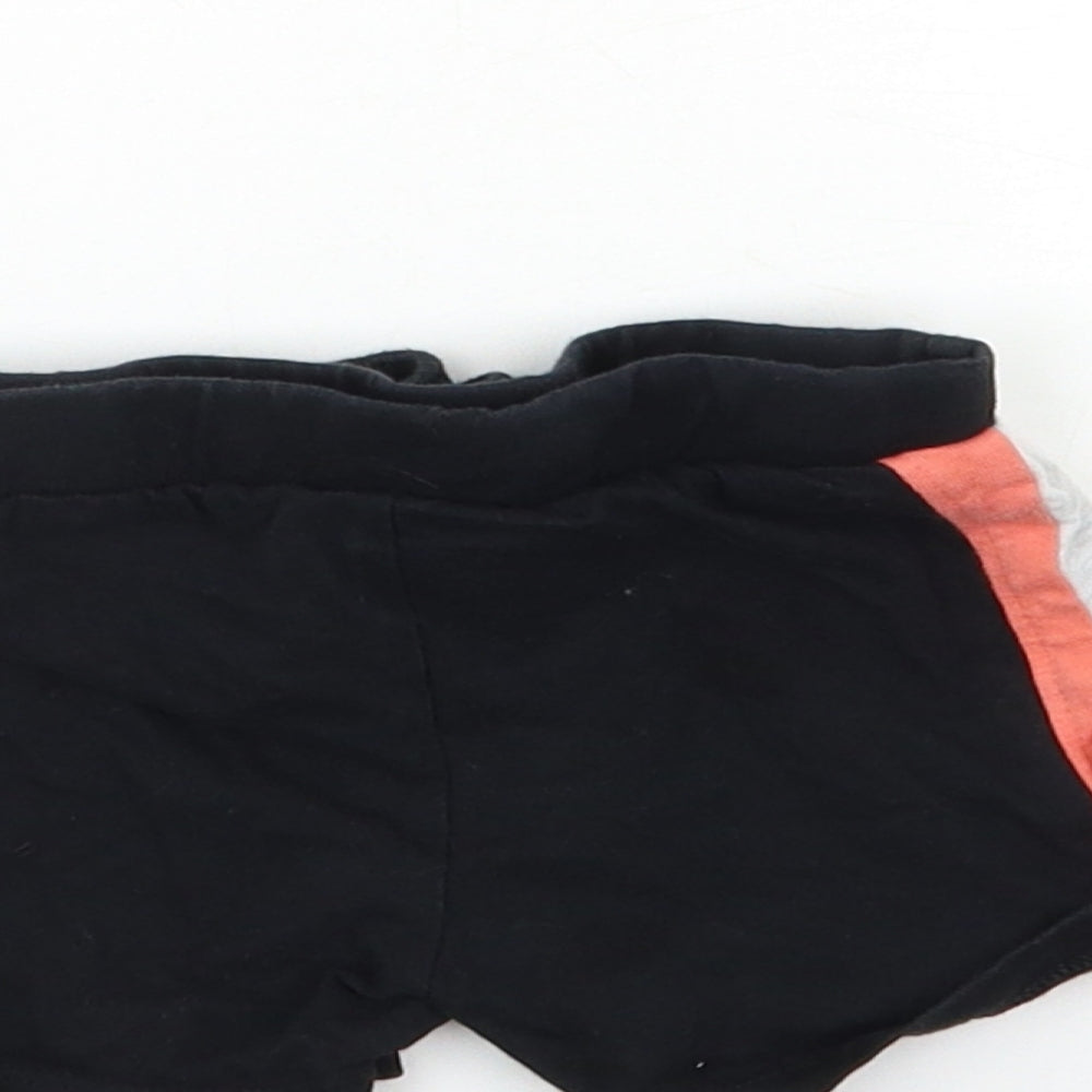 Fred&Flo Baby Black Cropped Trousers Size 6-9 Months