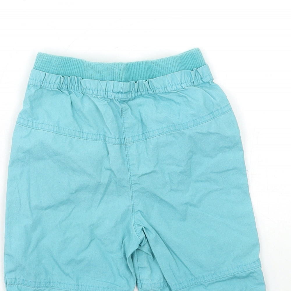 MINIMODE Baby Blue Cargo Trousers Size 12-18 Months