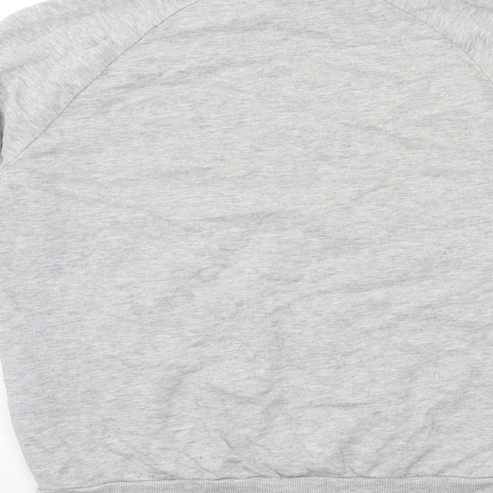 H&M Womens Grey Pullover Sweatshirt Size M - team internet