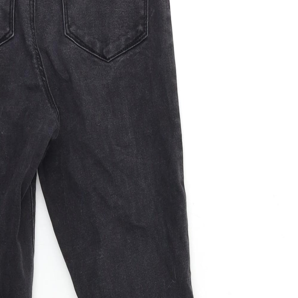 Denim & Co. Womens Black Denim Skinny Jeans Size 8 L23 in