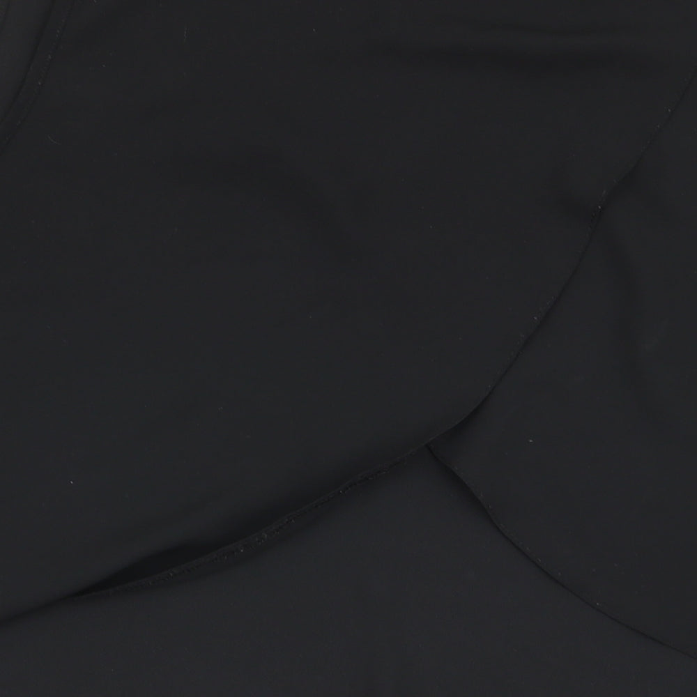 Miss Selfridge Womens Black Basic Blouse Size 12