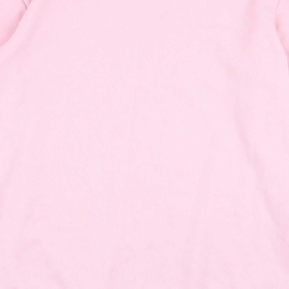 Disney Womens Pink Animal Print Pullover Jumper Size XS