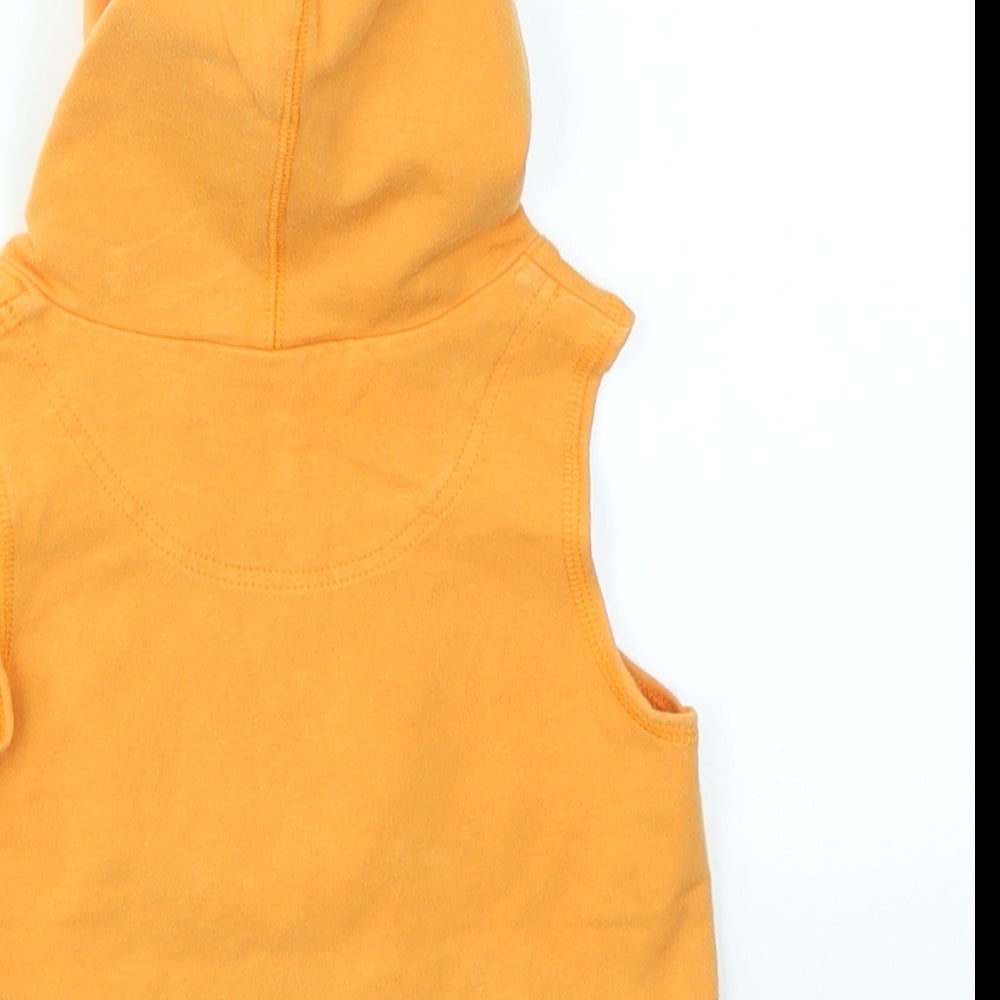 George Boys Orange Pullover Jumper Size 6-9 Months
