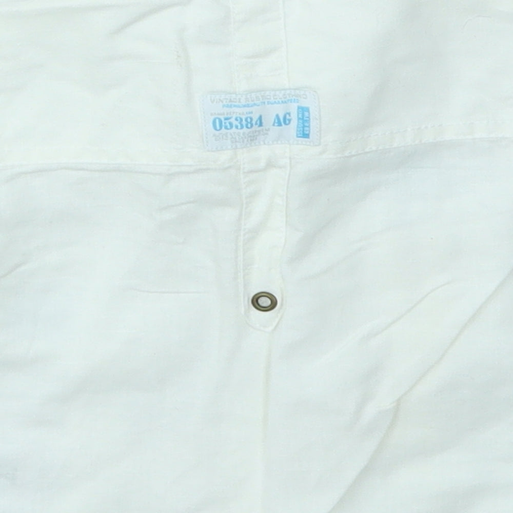 Next Boys White Basic Button-Up Size 6-9 Months