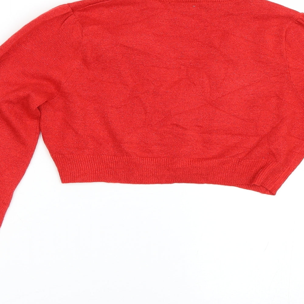 George Girls Red Cape Jumper Size 13-14 Years