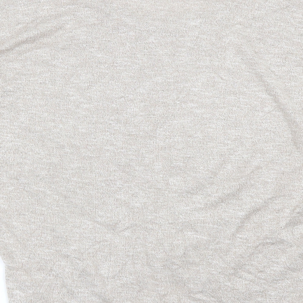 Apricot Womens Beige Basic T-Shirt Size 10
