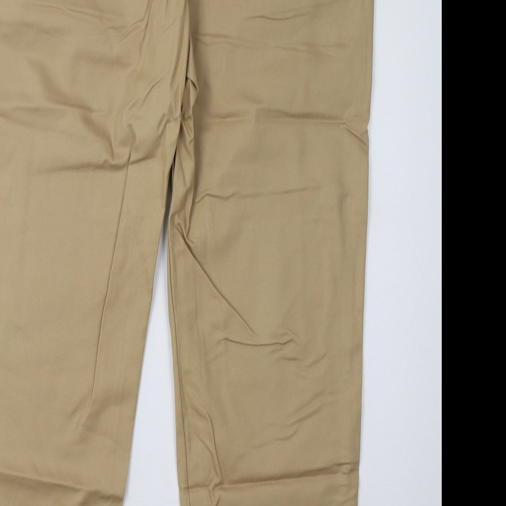 mouse Womens Beige Trousers Size 38 L31 in