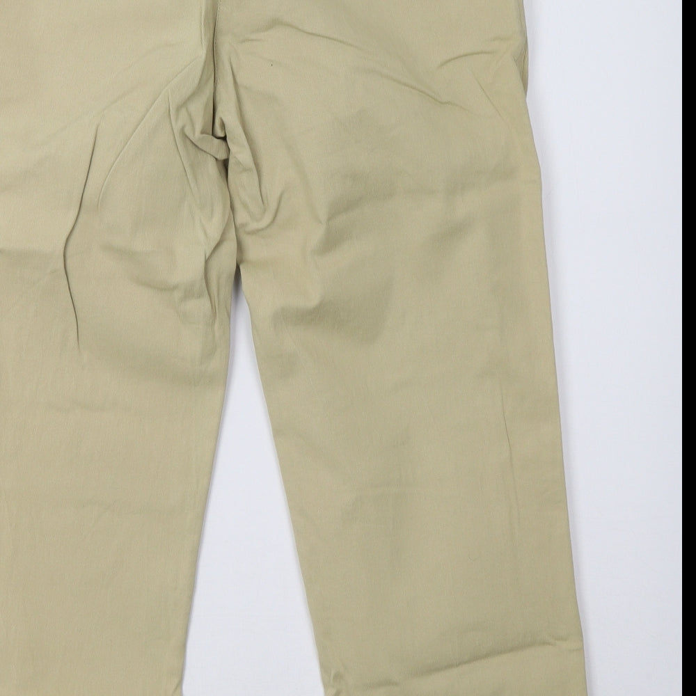 moose Womens Beige Trousers Size 16 L28 in