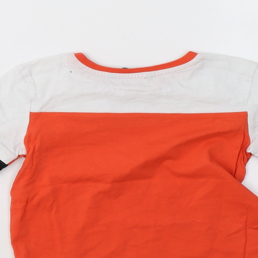 George Boys Orange Striped Pullover Sweatshirt Size 2 Years