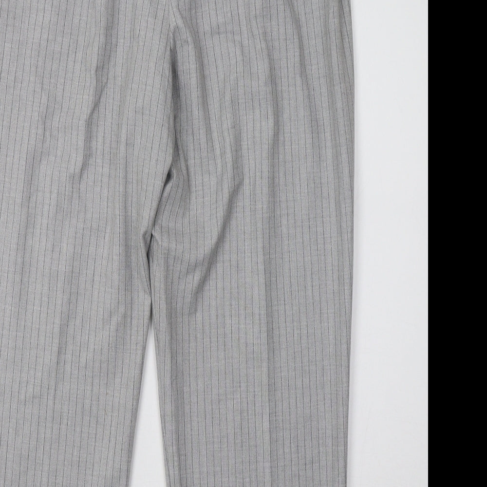 Marks and Spencer Womens Grey Trousers Size 20 L29 in