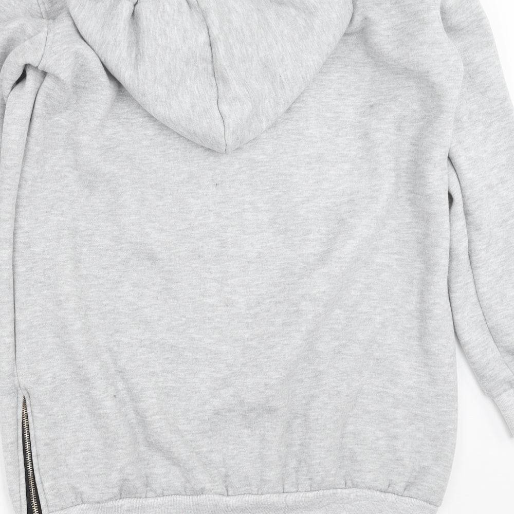 lesara Womens Grey Pullover Hoodie Size M