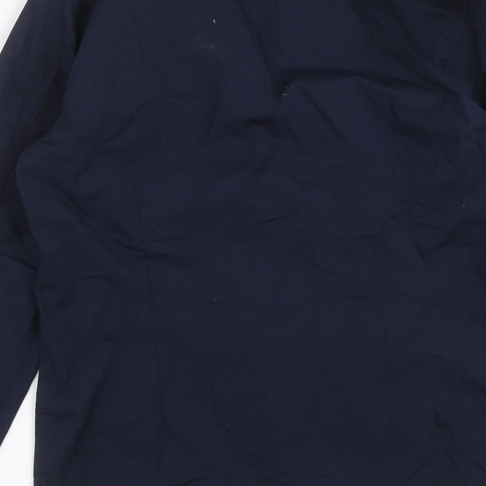 883 Police Mens Blue Button-Up Size L