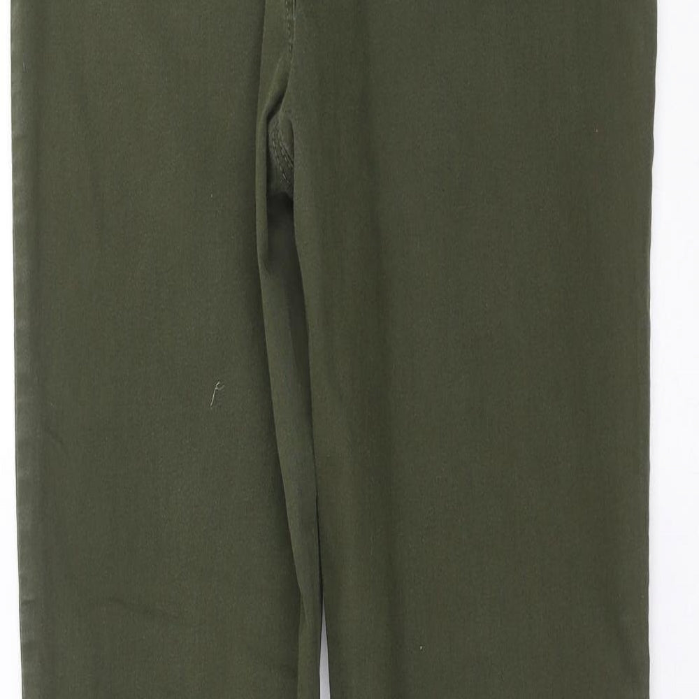 Preworn Womens Green Denim Jegging Jeans Size 34 in L30 in