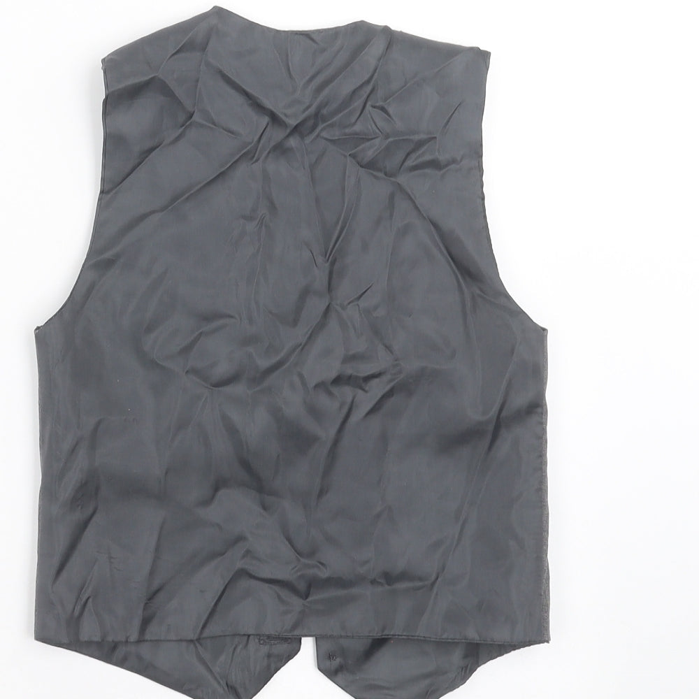 best of british Boys Grey Jacket Waistcoat Size 4-5 Years