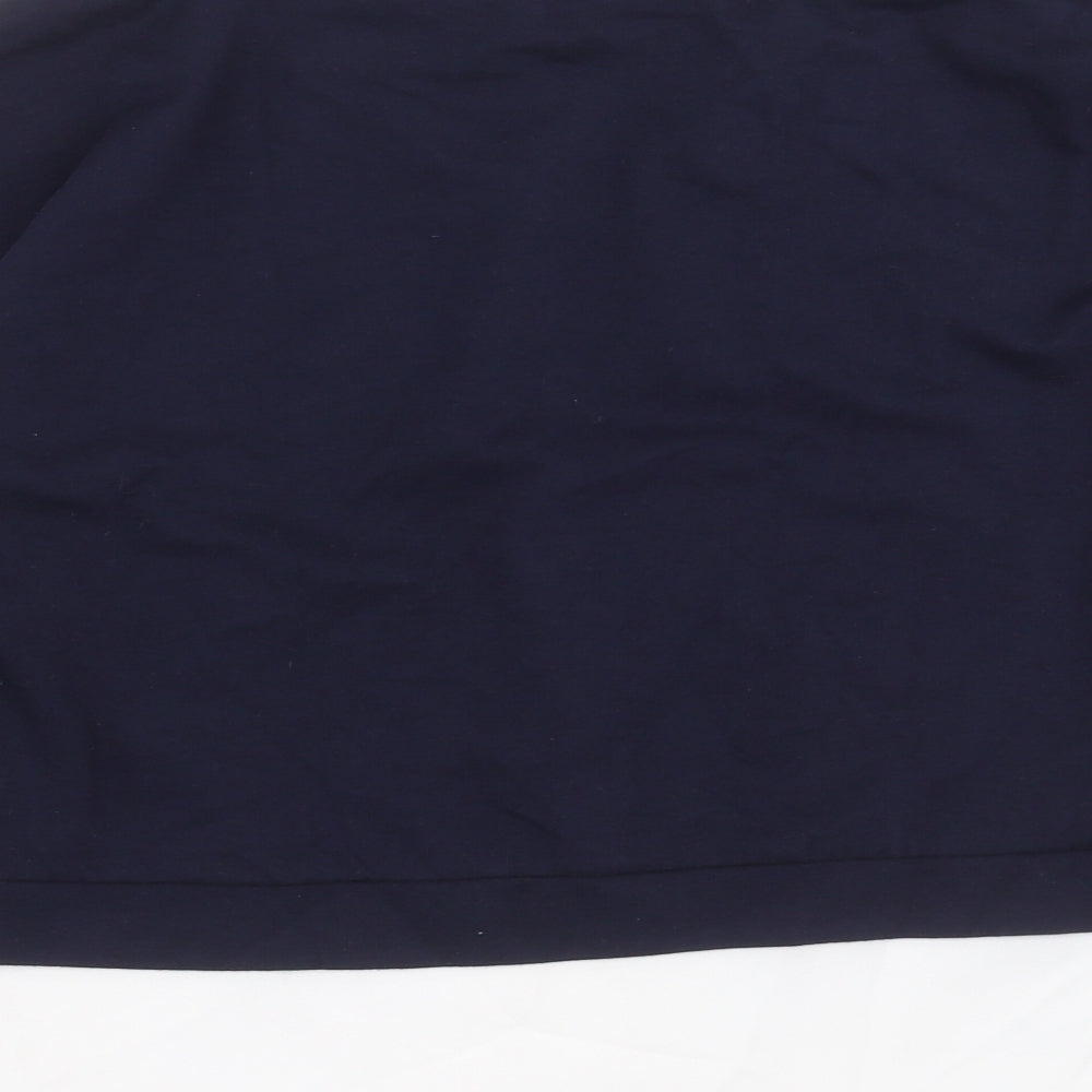 SheIn Womens Blue Pullover Sweatshirt Size L - beaded