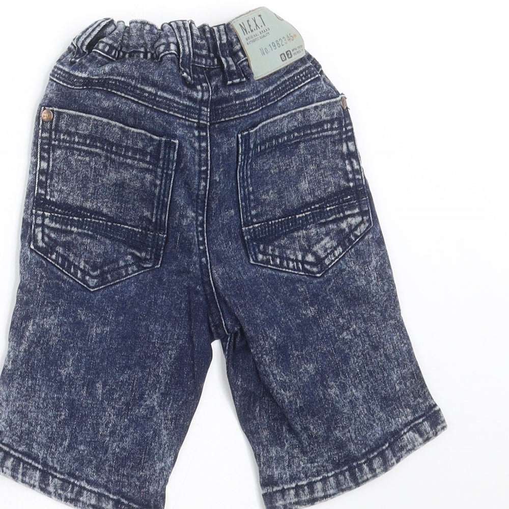 NEXT Boys Blue Denim Bermuda Shorts Size 2-3 Years