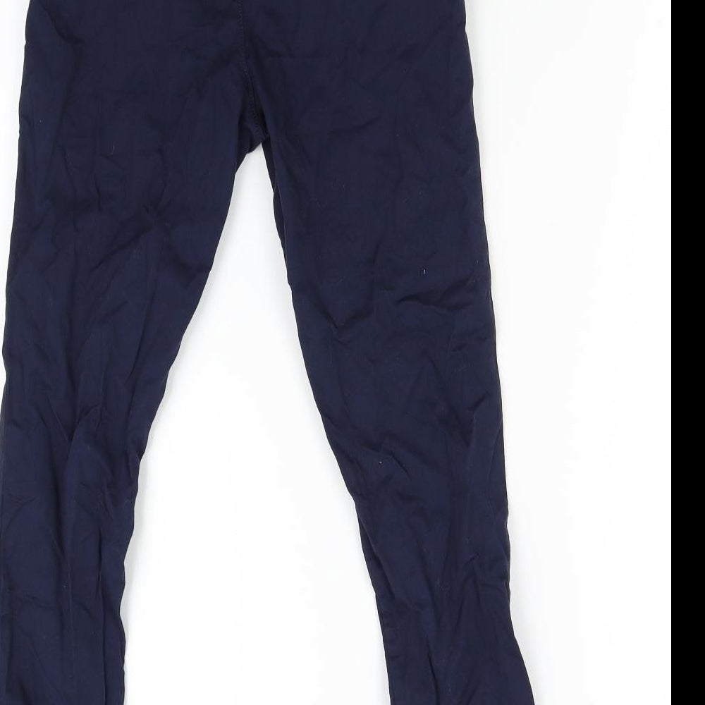 H&M Girls Blue Dress Pants Trousers Size 9-10 Years