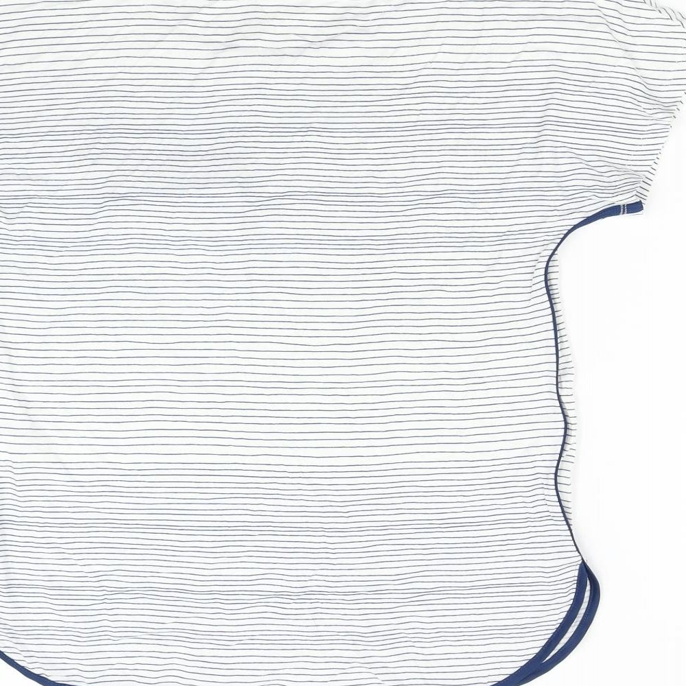 F&F Womens Multicoloured Striped Basic T-Shirt Size 8