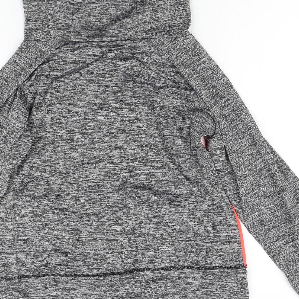 Preworn Womens Grey Full Zip Hoodie Size M