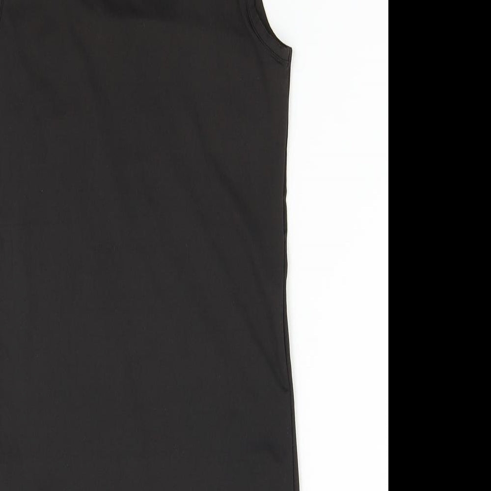 Zallo Womens Black Basic Tank Size XS