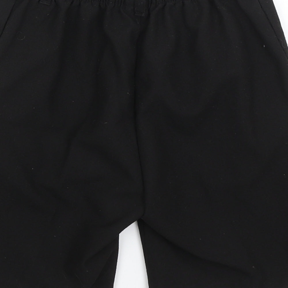 George Boys Black Bermuda Shorts Size 6-7 Years